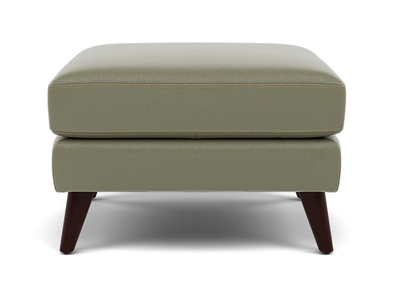 Naomi Leather Ottoman